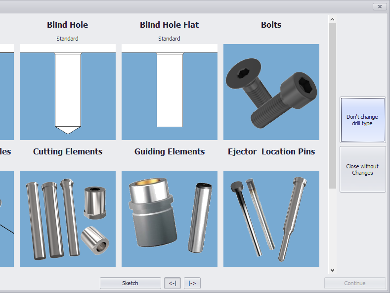 SolidEdge Add-In for Holes and Drills